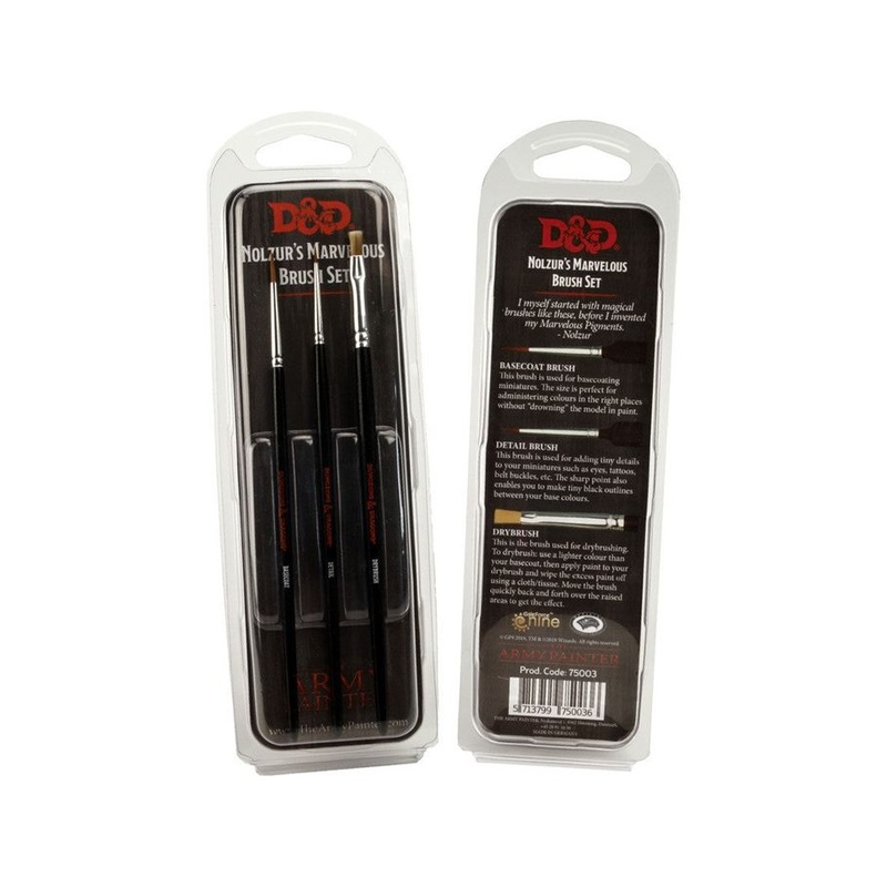 Wizards of the Coast - Dungeons and Dragons - Nolzurs Marvelous - Brush Set