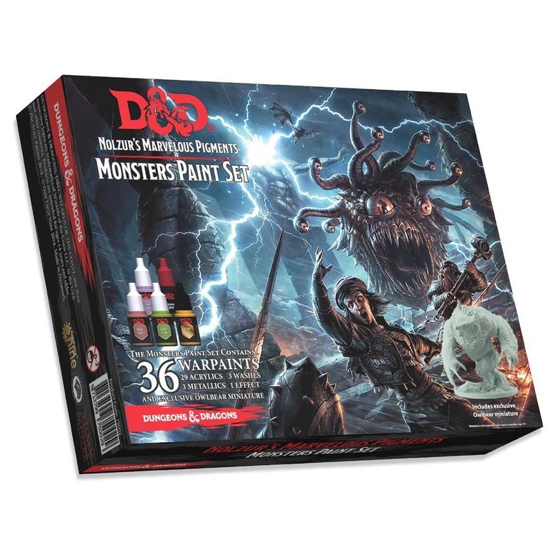 Wizards of the Coast - Dungeons and Dragons - Nolzurs Marvelous Pigments - Monsters Paint Set