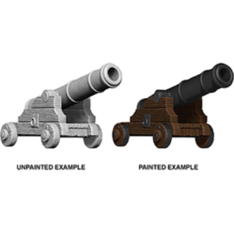 Wizkids - Dungeons and Dragons - Unpainted Miniatures - Deep Cuts - Cannons - 73730