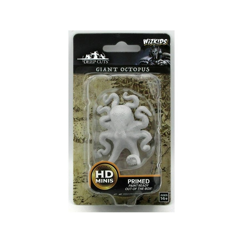Wizkids - Dungeons and Dragons - Unpainted Miniatures - Deep Cuts - Giant Octopus - 73728