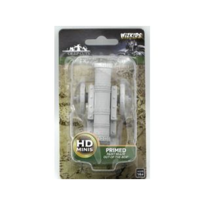 Wizkids - Dungeons and Dragons - Unpainted Miniatures - Deep Cuts - Large Cannon - 73687