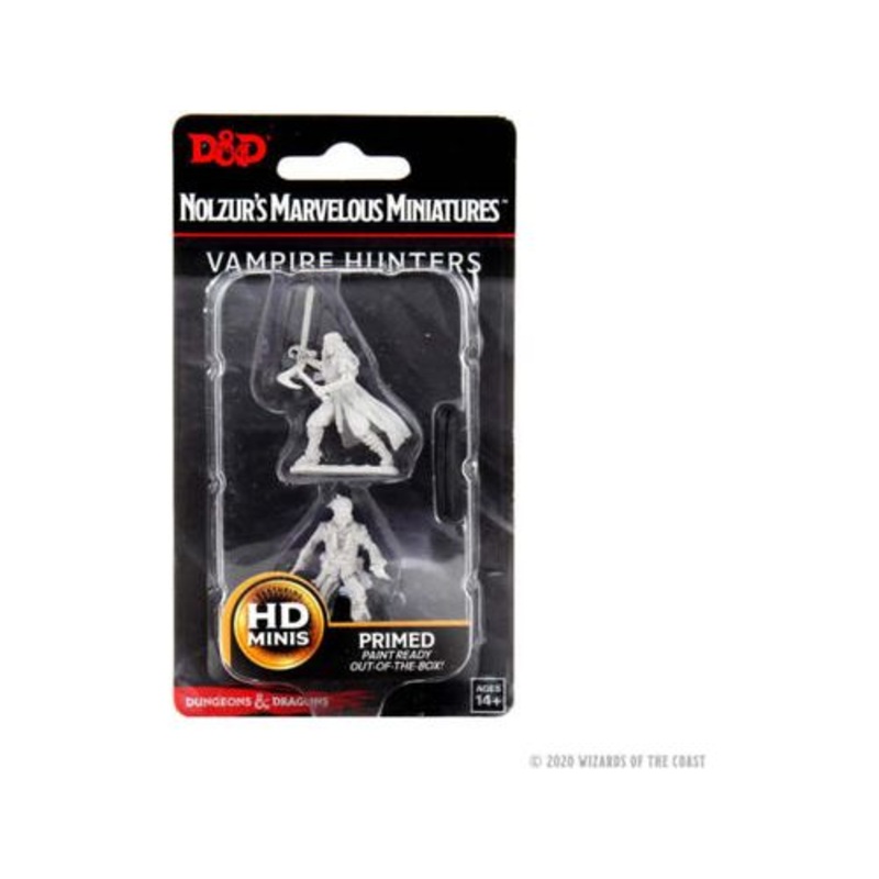 Wizkids - Dungeons and Dragons - Unpainted Miniatures - Nolzurs Marvelous Miniatures - Vampire Hunters - 73676