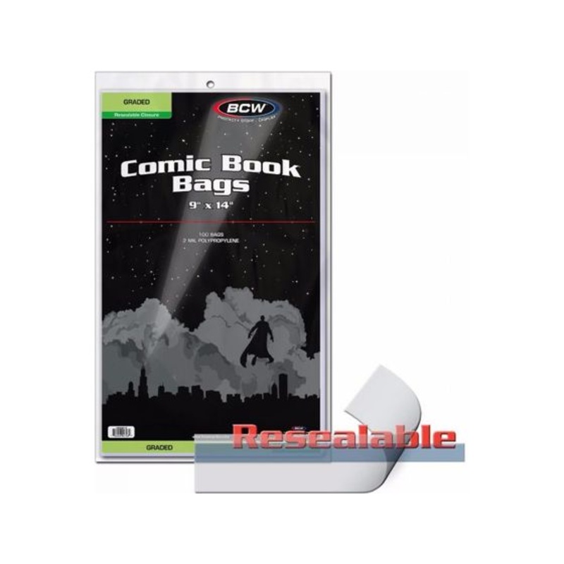 BCW - Graded Polypropylene Comic Book Bags