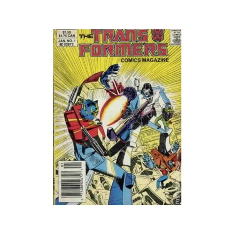 Marvel Comics - Transformers Comic Magazine Digest (1987) 001 (Cond. VF-) - 14659