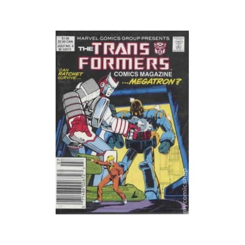 Marvel Comics - Transformers Comic Magazine Digest (1987) 004 (Cond. VF-) - 14661