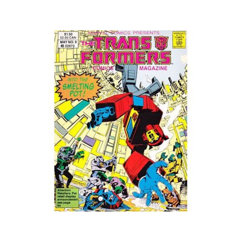 Marvel Comics - Transformers Comic Magazine Digest (1987) 009 (Cond. VF-) - 14655