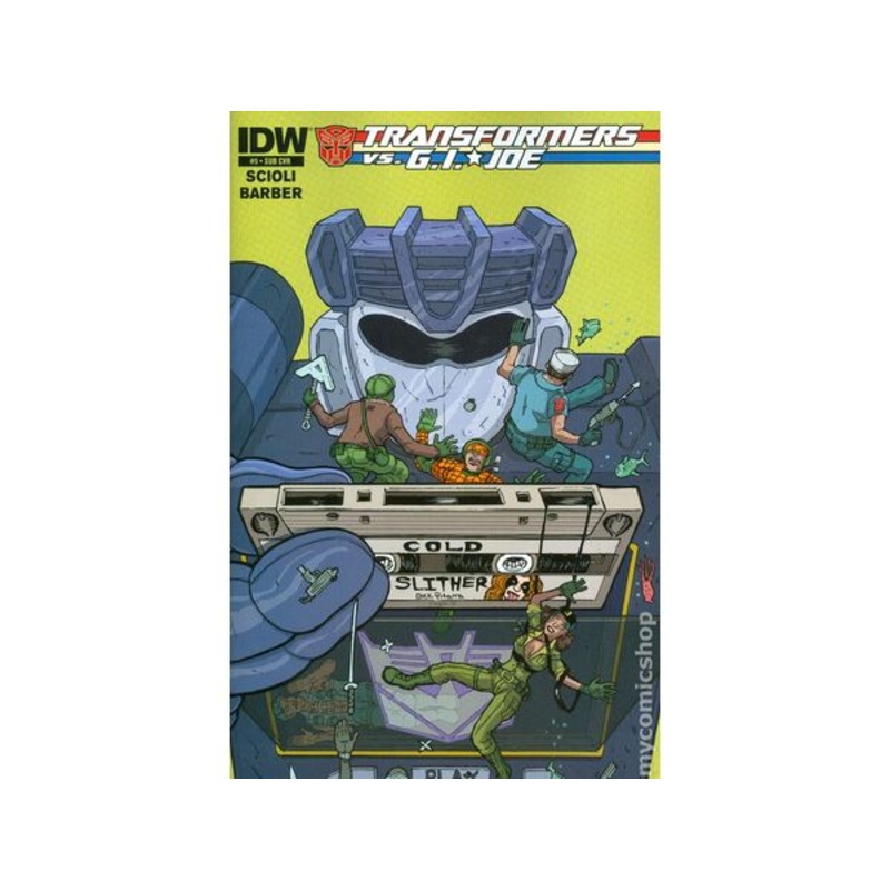 IDW - Transformers vs GI Joe (2014) 005 - Subscription Variant Edition (Cond. VF-) - 14664
