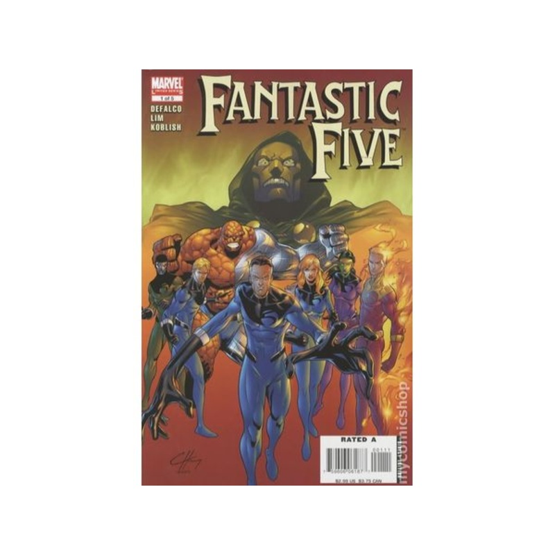 Marvel Comics - Fantastic Five (2007 2nd Series) 001 (Cond. VF-) - 15265