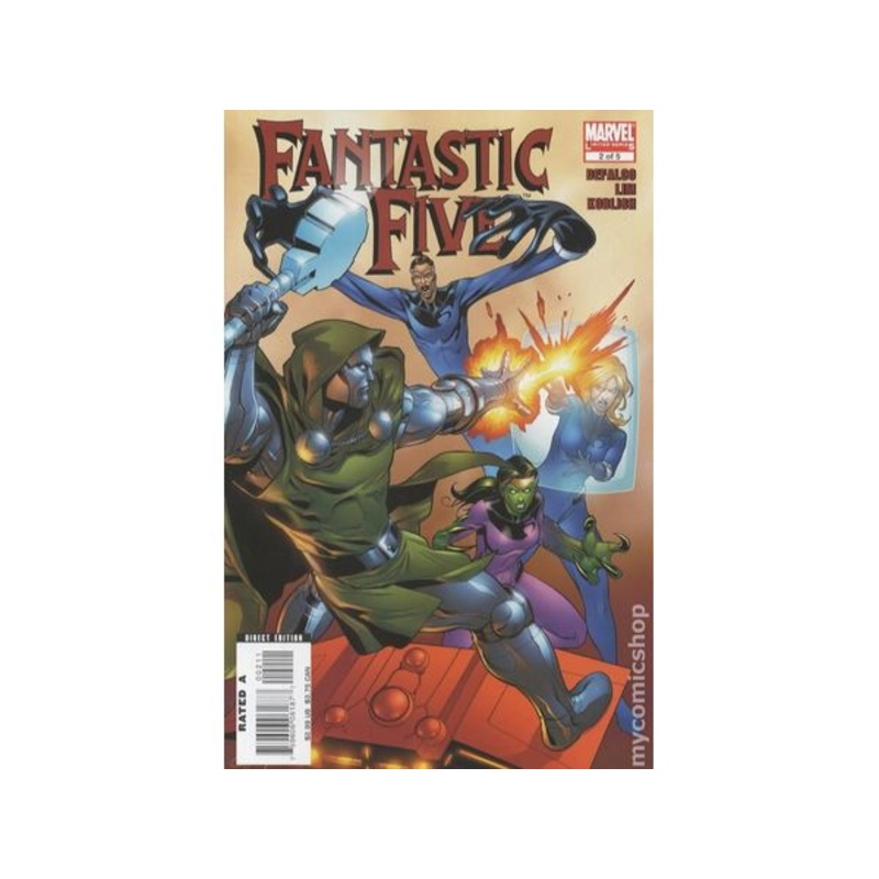 Marvel Comics - Fantastic Five (2007 2nd Series) 002 (Cond. VF-) - 15264
