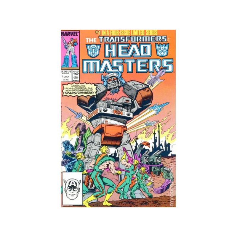 Marvel Comics - Transformers Headmasters (1987) 001 (Cond. VF-) - 14676