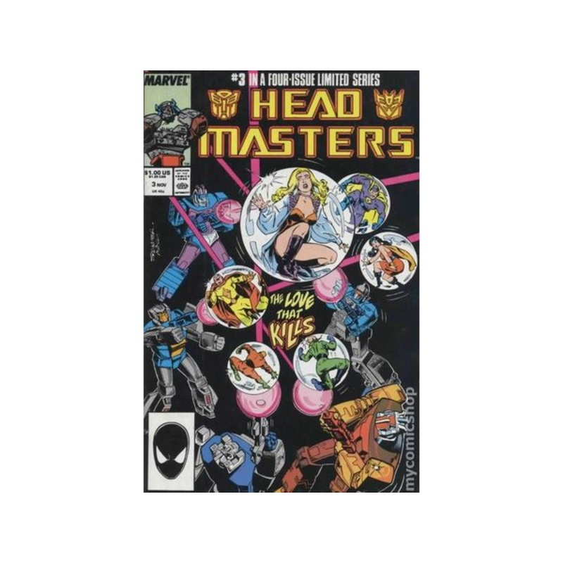Marvel Comics - Transformers Headmasters (1987) 003 (Cond. VF-) - 14678