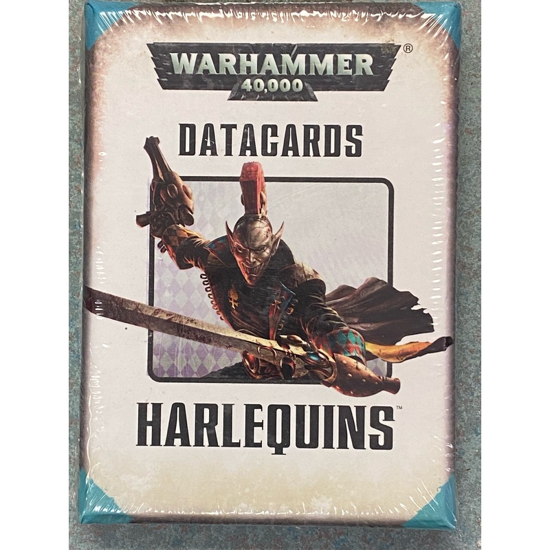 Games Workshop - Warhammer 40K (7th Edition) Data Cards - Harlequins - 58-02-60 - OUT OF PRINT
