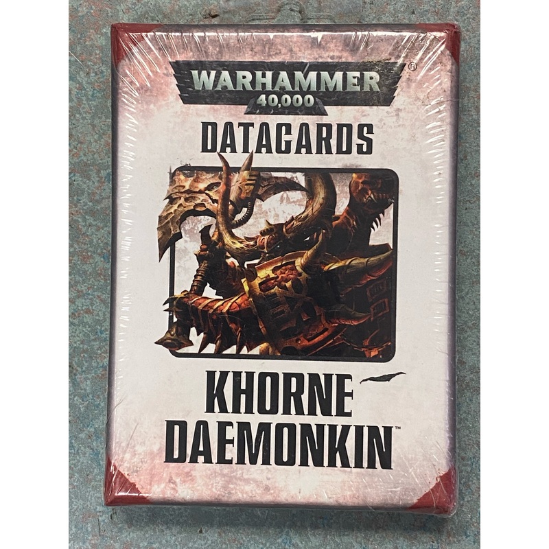 Games Workshop - Warhammer 40K (7th Edition) Data Cards - Khorne Daemonkin - 43-05-60 - OUT OF PRINT