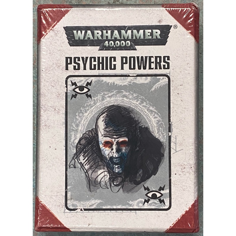 Games Workshop - Warhammer 40K (7th Edition) Data cards - Psychic Powers - 40-19-60 - OUT OF PRINT