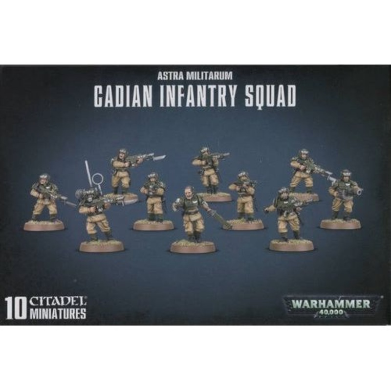 Games Workshop - Warhammer 40K - Astra Militarum - Cadian Infantry Squad - 47-17