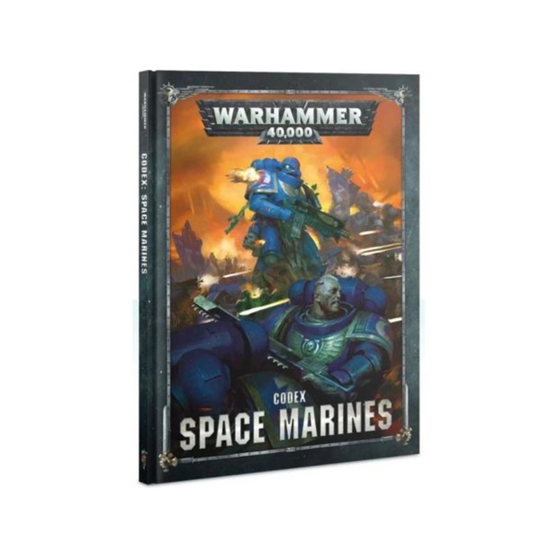 Games Workshop - Warhammer 40K - Codex - Space Marines - 8th Edition Hardcover - OUTDATED - WH0001