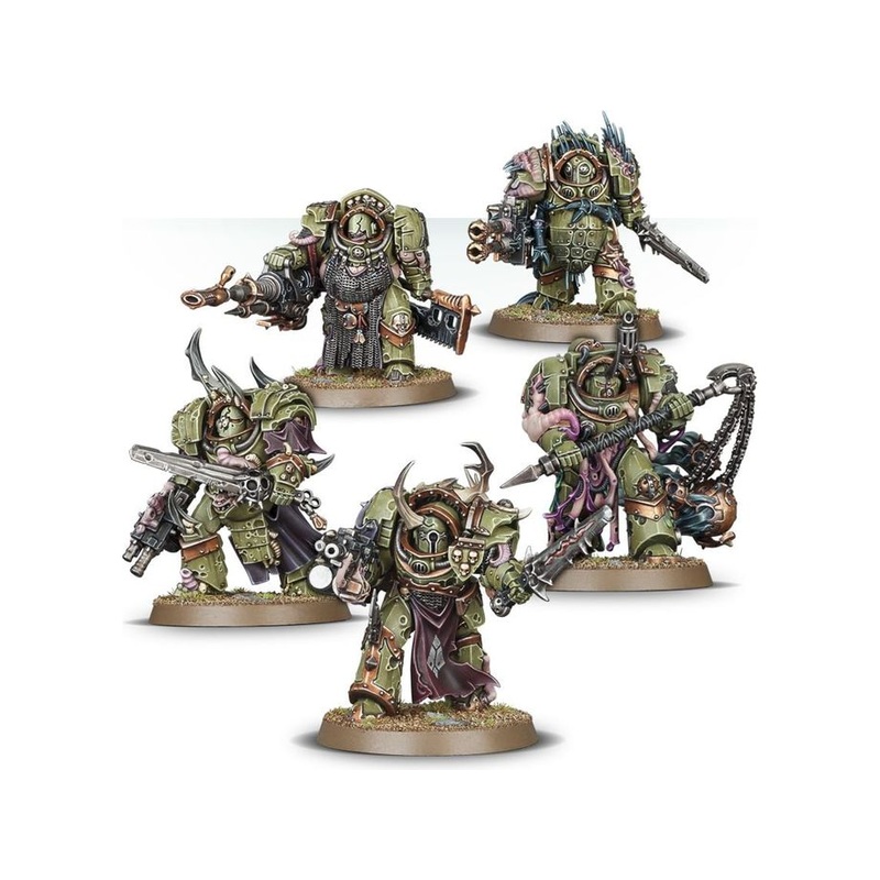 Games Workshop - Warhammer 40K - Death Guard - Blightlord Terminators - 43-51