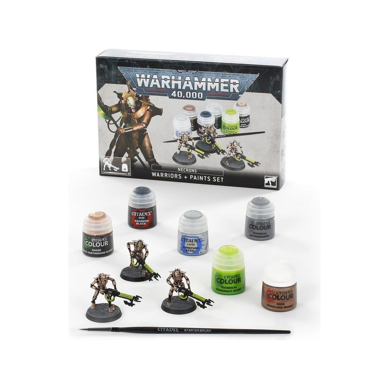 Games Workshop - Warhammer 40K - Necrons - Warriors and Paint Set - 60-69