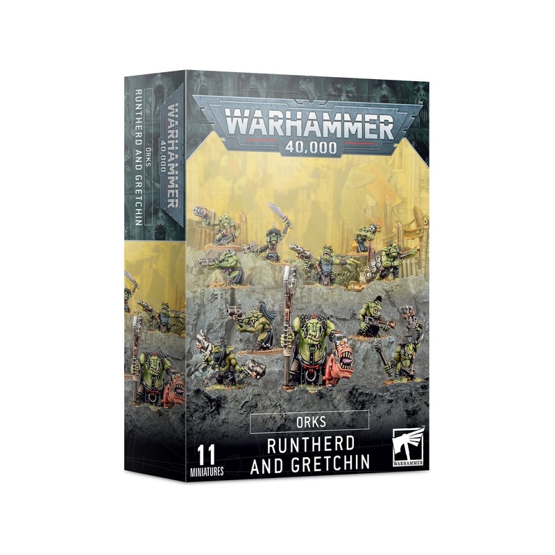 Games Workshop - Warhammer 40K - Orks - Runtherd And Gretchin - 50-16