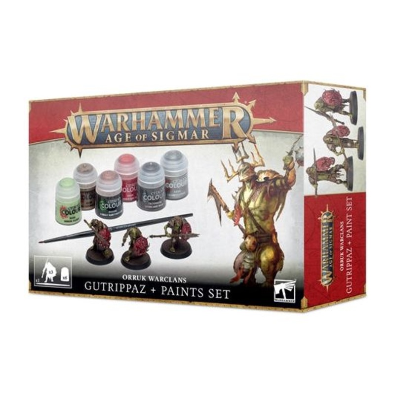 Games Workshop - Warhammer Age of Sigmar - Gutrippaz + Paint Set - 60-09