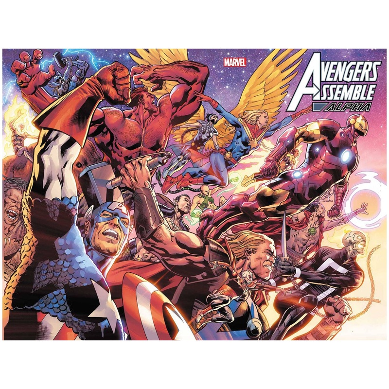 Marvel Comics - Avengers Assemble Alpha 001 (Cond. VF-) - Hitch Wraparound Variant Edition - 15511