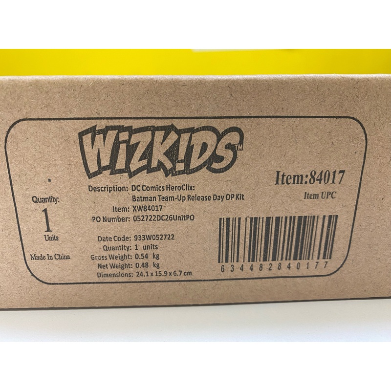 Wizkids - DC HeroClix - Batman Team-Up - Release Day Organized Play Kit - Sealed