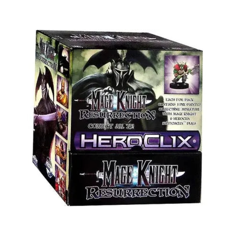 Wizkids - HeroClix - Mage Knight - Resurrection - Box of 24 Foil Packs