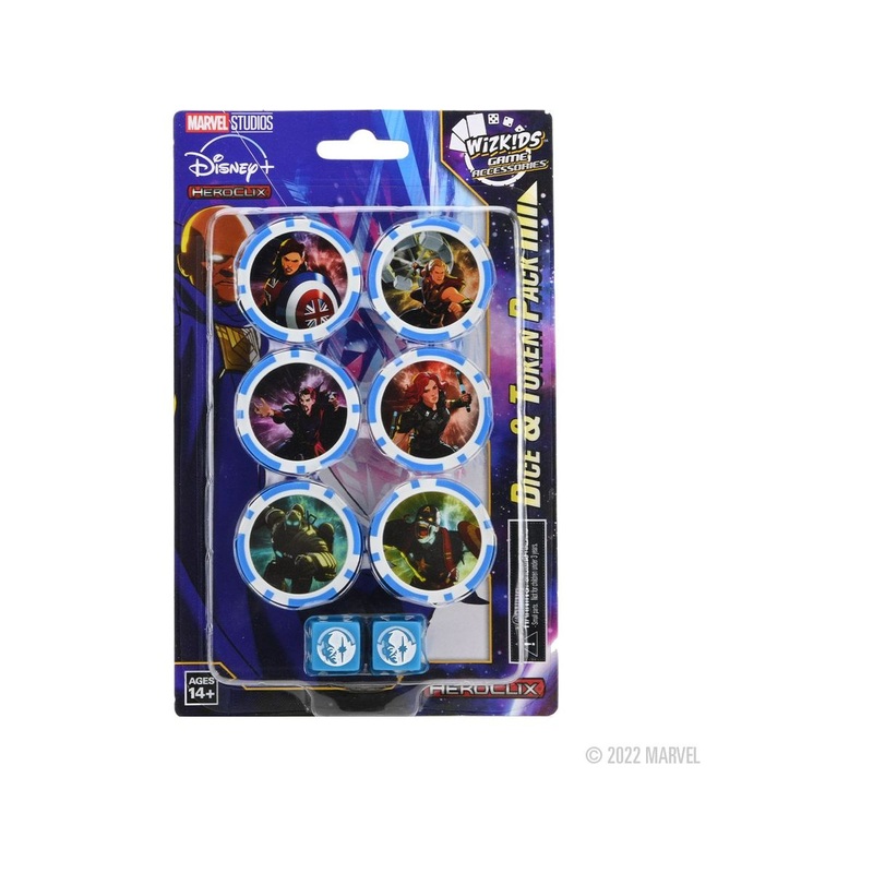 Wizkids - Marvel - HeroClix - Marvel Studios Disney + - Dice and Token Pack