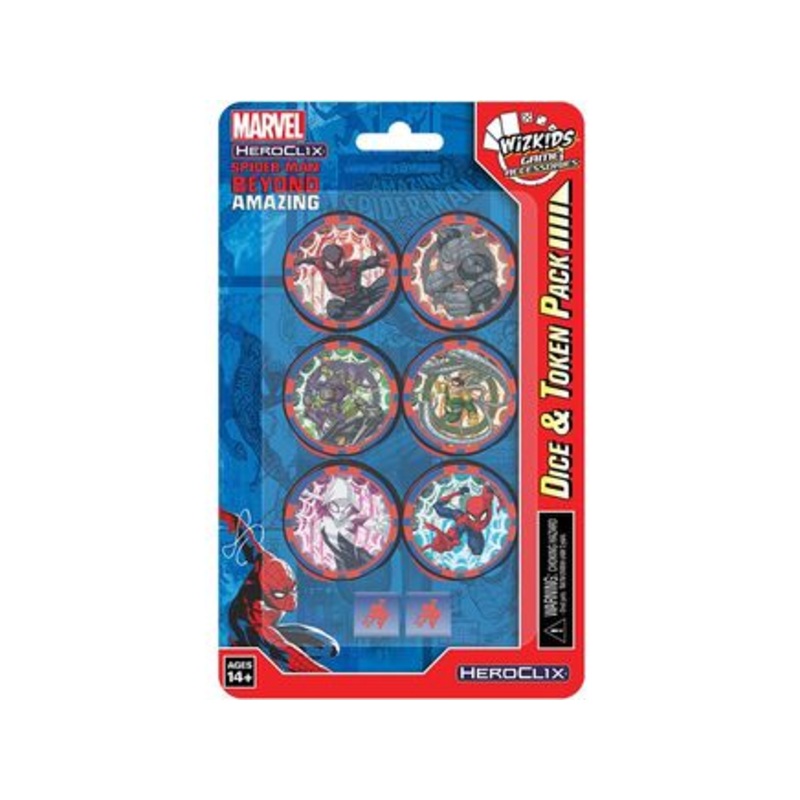 Wizkids - Marvel - HeroClix - Spider-Man Beyond Amazing - Dice and Token Pack