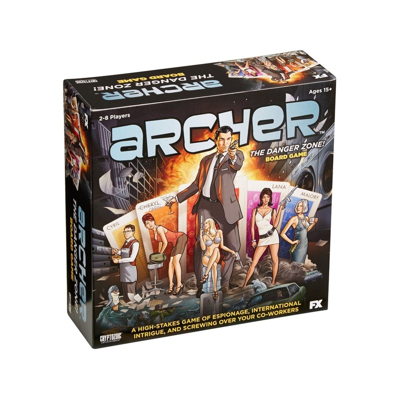 Cryptozoic - Archer - The Danger Zone! - Board Game