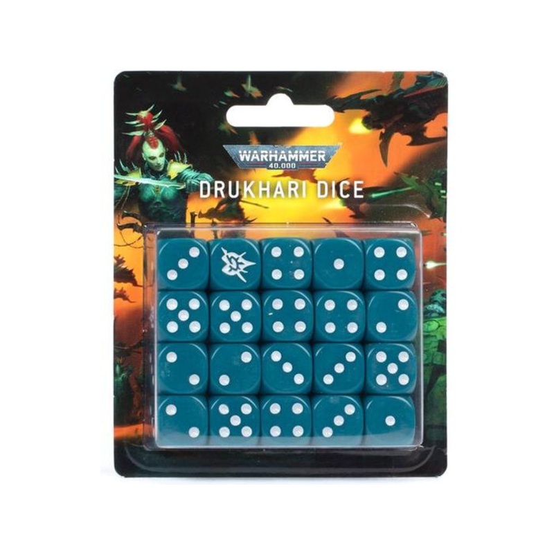 Games Workshop - Warhammer 40K - Drukhari - Dice Set - 45-05