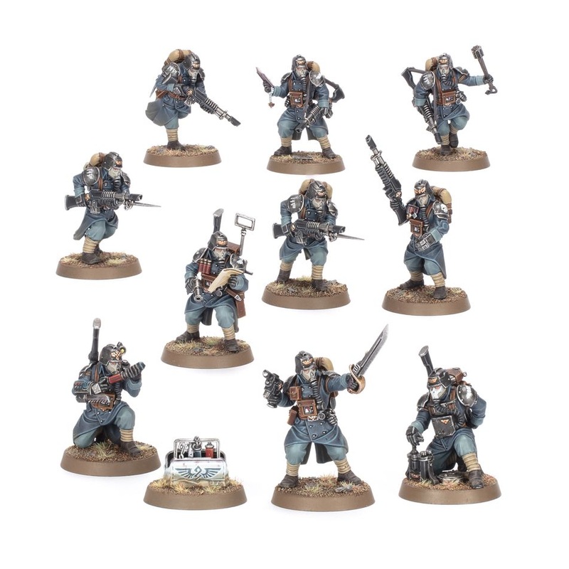 Games Workshop - Warhammer 40K - Kill Team - Death Korps - Krieg Regiment Veteran Infantry - 103-87