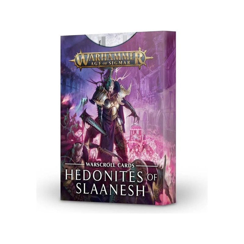 Games Workshop - Warhammer Age of Sigmar - Hedonites of Slaanesh - Warscroll Cards - 83-71