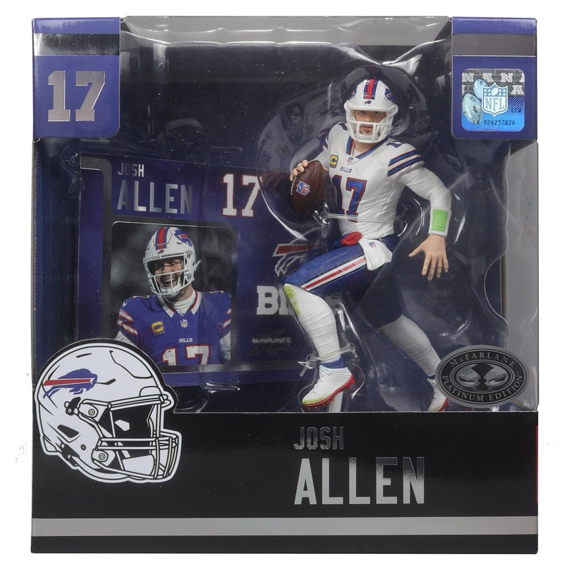 McFarlane Toys - NFL - Posed - Buffalo Bills - Josh Allen - Platinum Edition