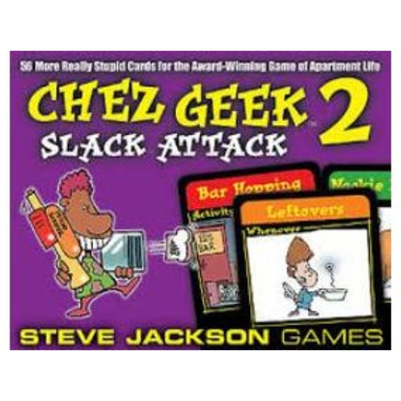 Steve Jackson Games - Chez Geek 2 - Slack Attack - Card Game