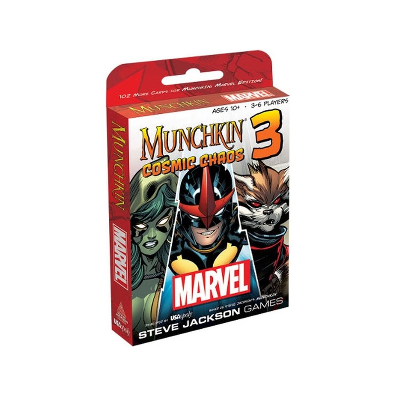 Steve Jackson Games - Munchkin 3 - Marvel Cosmic Chaos
