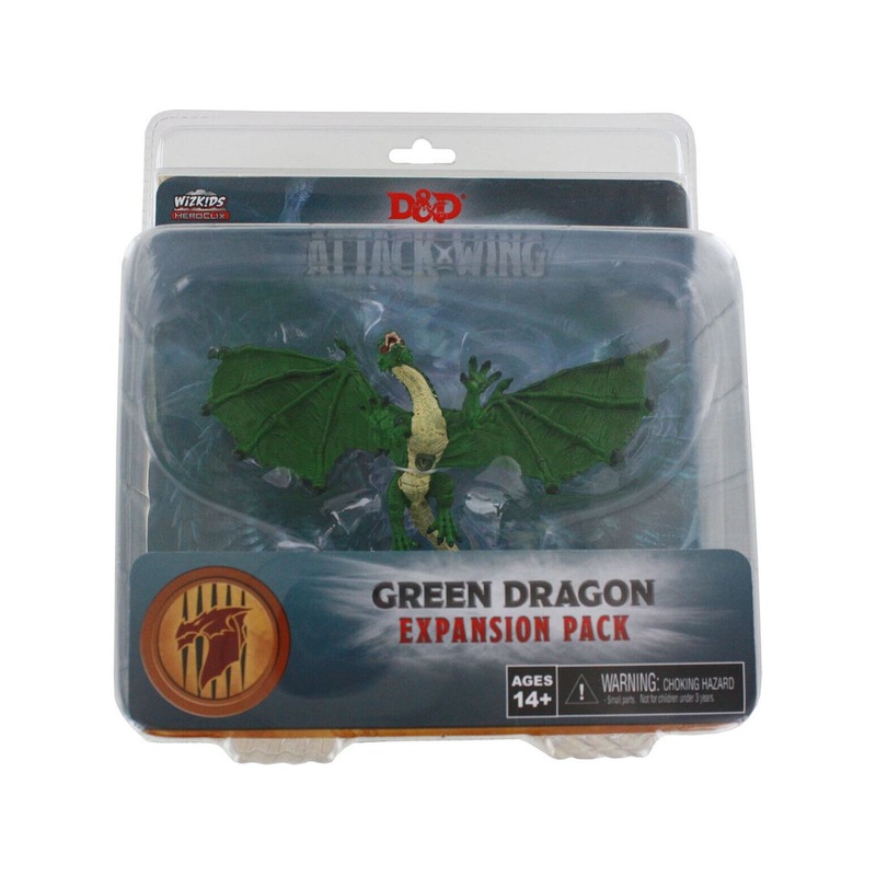 Wizkids - Dungeons and Dragons Attack Wing - Green Dragon Expansion Pack - 71589