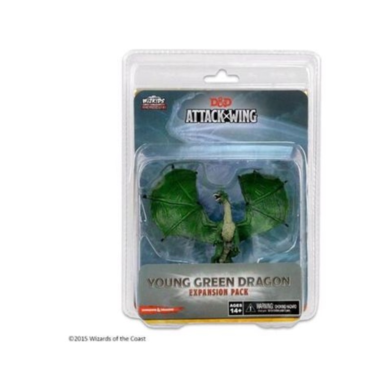Wizkids - Dungeons and Dragons Attack Wing - Young Green Dragon - Expansion Pack - 71972