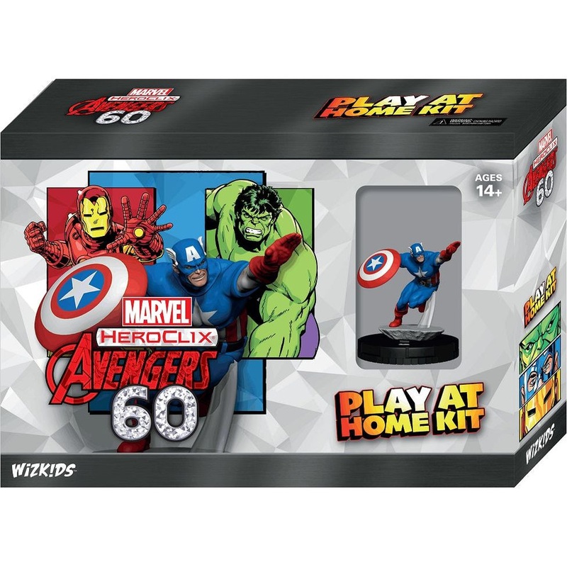 Wizkids - Marvel - HeroClix - Avengers 60th Anniversary - Play at Home - Captain America