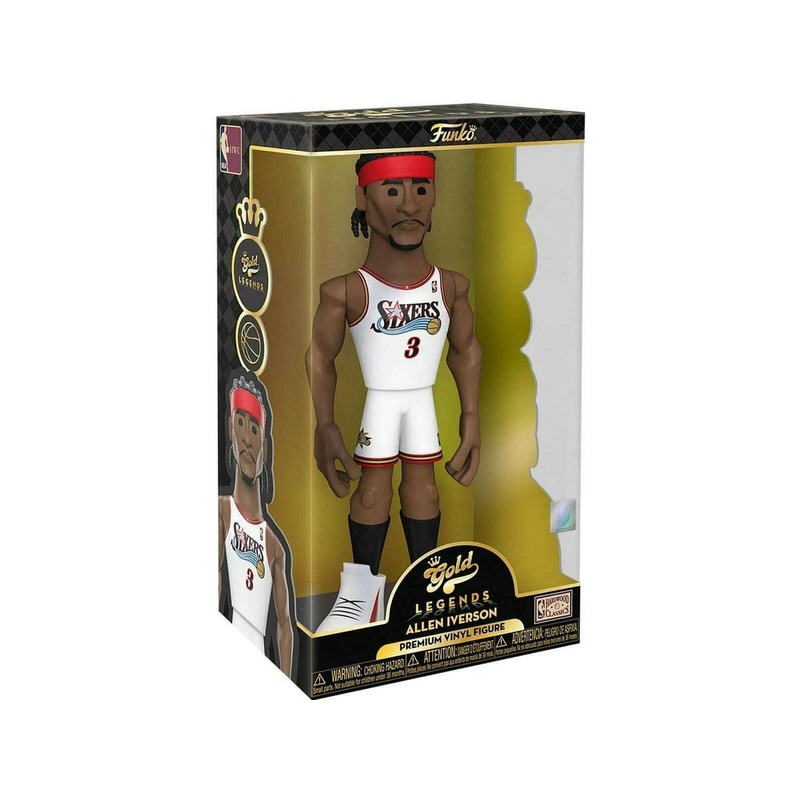 Funko - Gold - Sports - NBA - Allen Iverson - Philadelphia Sixers - 12" Premium Figure