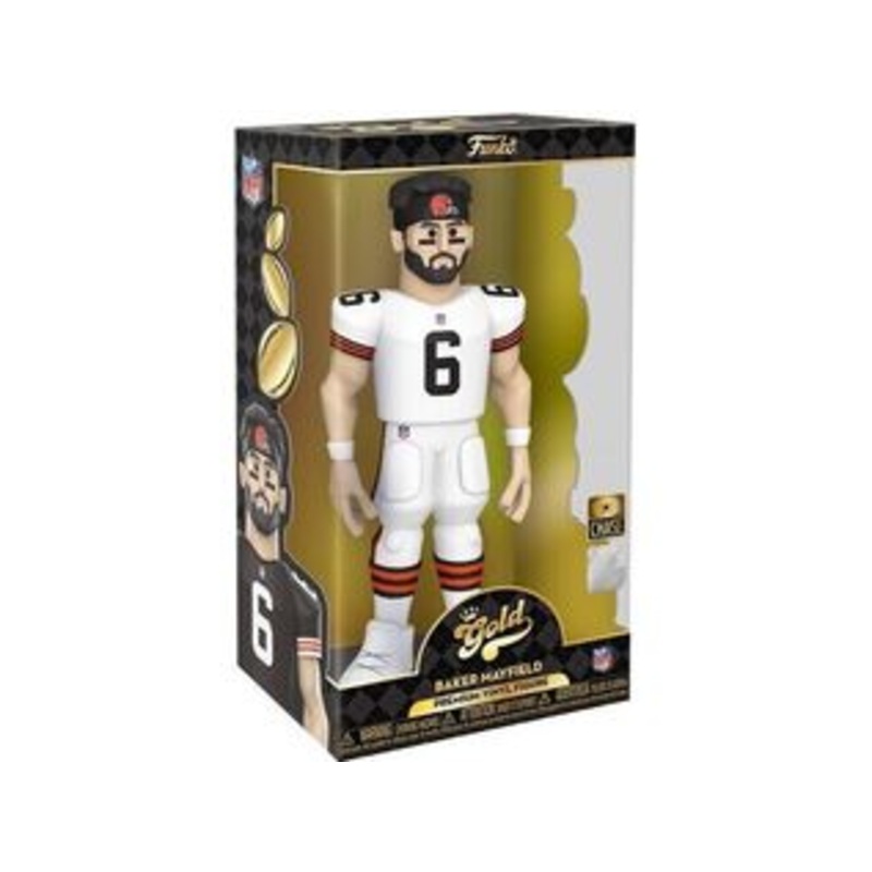 Funko - Gold - Sports - NFL - Cleveland Browns - Baker Mayfield - 12" Premium Figure - Chase
