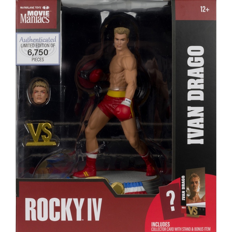 McFarlane Toys - Movie Maniacs - Rocky WV3 - Ivan Drago (Rocky IV) - Action Figure