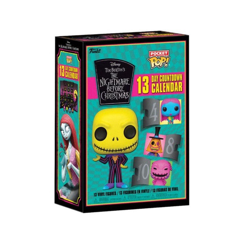 POP! - Disney - 13 Days - The Nightmare Before Christmas (BLKLT) - Advent Calendar