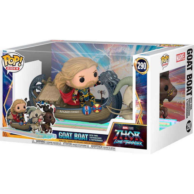 POP! - Rides - Marvel - Thor - Love and Thunder - Goat Boat with Thor