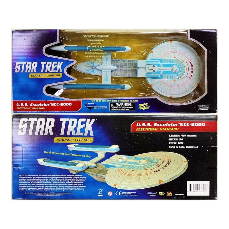 Diamond Select - Star Trek - Starship Legends - U.S.S Excelsior NCC-2000 - Electronic Starship Figure