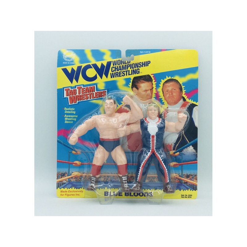 Figures Inc. - Vtg WCW OSFTM - Exclusive-Tag Team - Blue Bloods - Regal and Eaton