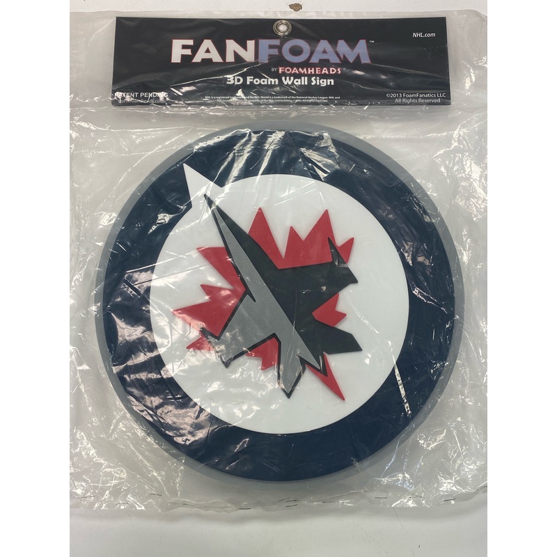 Foam Fanatics - NHL - Winnipeg Jets - 3D Foam Logo Sign