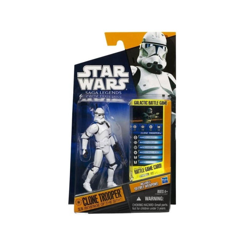 Hasbro - Star Wars - Saga Legends - Clone Trooper - Revenge of The Sith - Action Figure