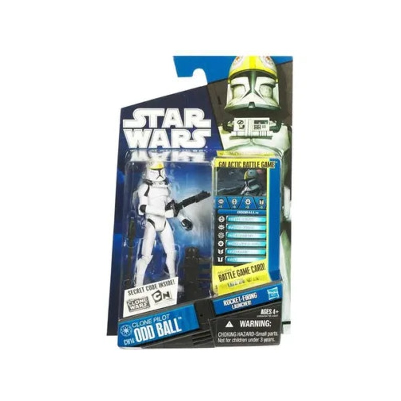 Hasbro - Star Wars - The Clone Wars - Clone Pilot Odd Ball - Action Figure