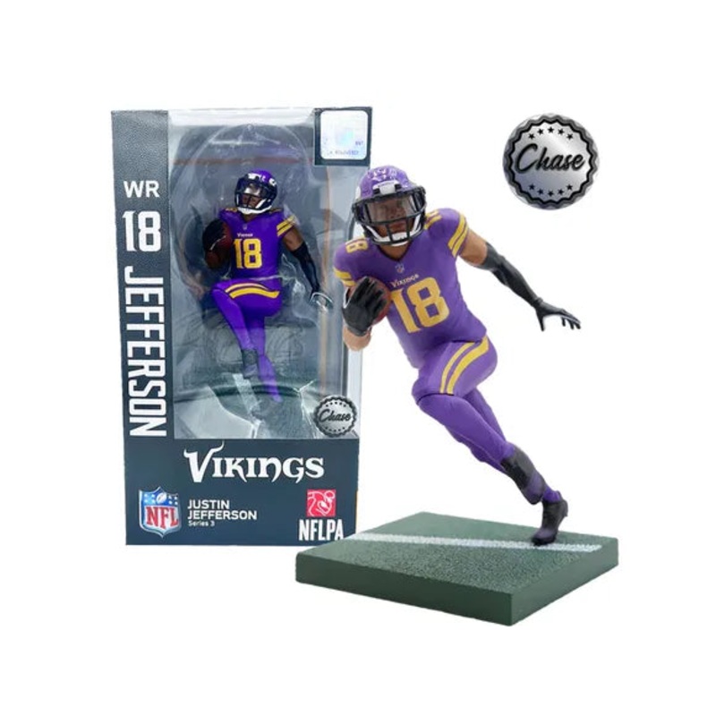 Import Dragon Figures - Minnesota Vikings - Justin Jefferson - Chase